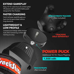Power Puck for VIVE Ultimate Tracker, VIVE Tracker, Tundra Tracker