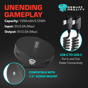 Power Puck for VIVE Ultimate Tracker, VIVE Tracker, Tundra Tracker