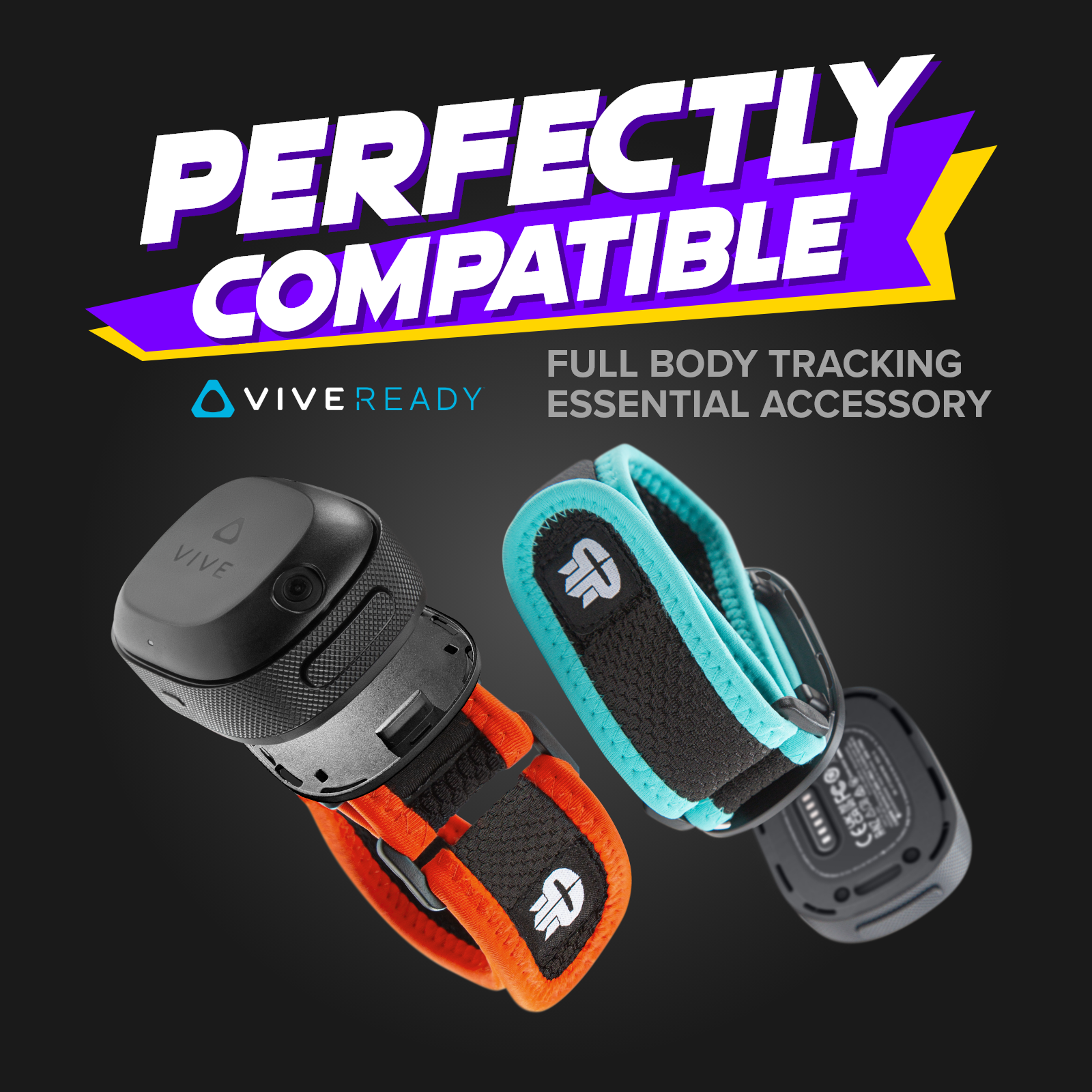 Rebuff Reality Trackstraps For Meta Quest Controller Dance Dash Steam Game Key, VR Dancing Game, Meta Quest Game, Compatible Quest 2&Pro, Rift S, Full Body Immersion VR Accessory For Dance Dash