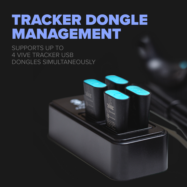 4-Port USB Hub for VIVE Tracker dongles | Rebuff Reality