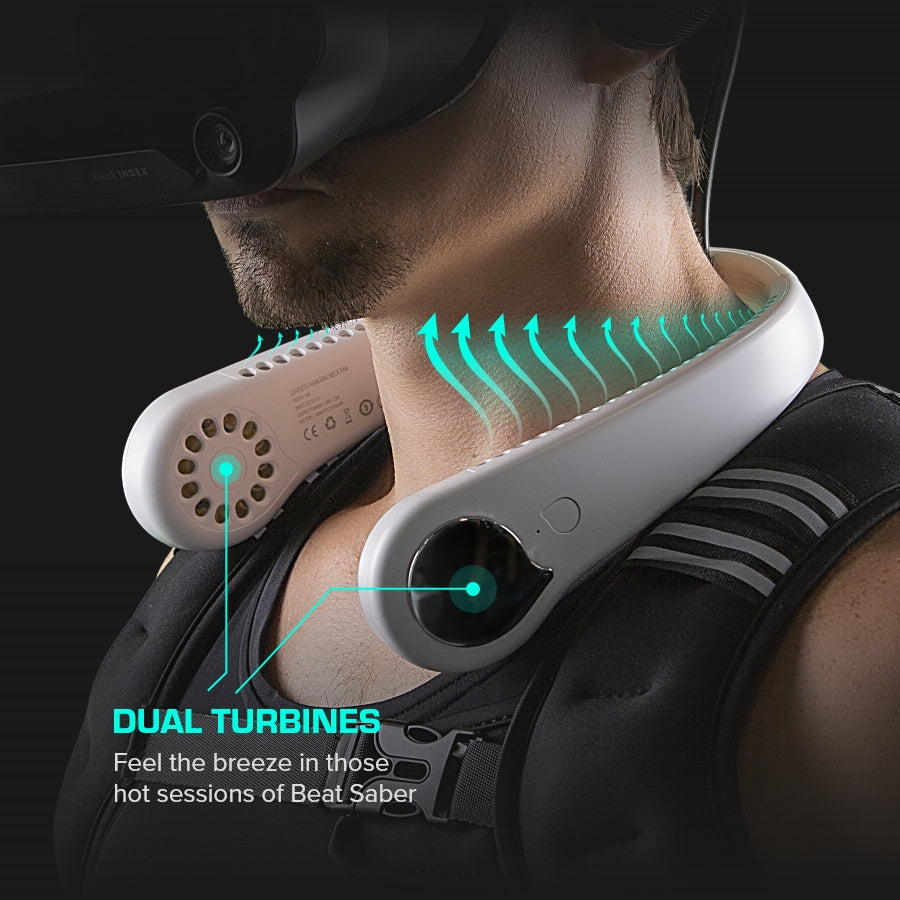 Neck Fan to Stay Cool in VR - Rebuff Reality